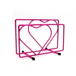 Wire Cutting Board Stand Heart Shape
